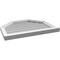 Ekena Millwork Octagonal Top Surface Mount PVC Gable Vent w/ 2"W x 2"P Brickmould Sill Frame, 28"W x 22"H GVPOT28X2203SN - alternate 4